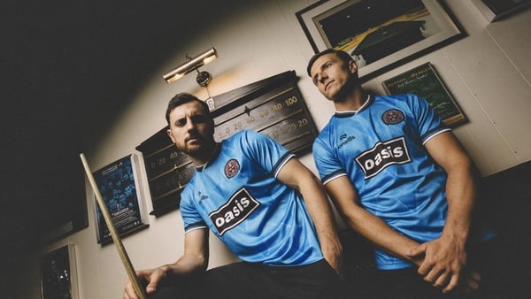 Bohemian FC player Jordan Flores and ex-player Paddy Kirk