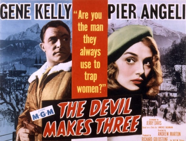 The Devil Makes Three, lobbycard, Gene Kelly, Pier Angeli, 1952. (Photo by LMPC via Getty Images)