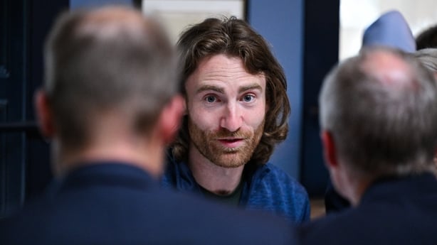 Athletes and guests gather at a special team dinner hosted by the Olympic Federation of Ireland during the Winter Olympic Team Camp in Dublin. The evening was attended by Speed Skater Sean McAnuff at The Old Spot in Dublin, celebrating the journey to Milano Cortina 2026.
