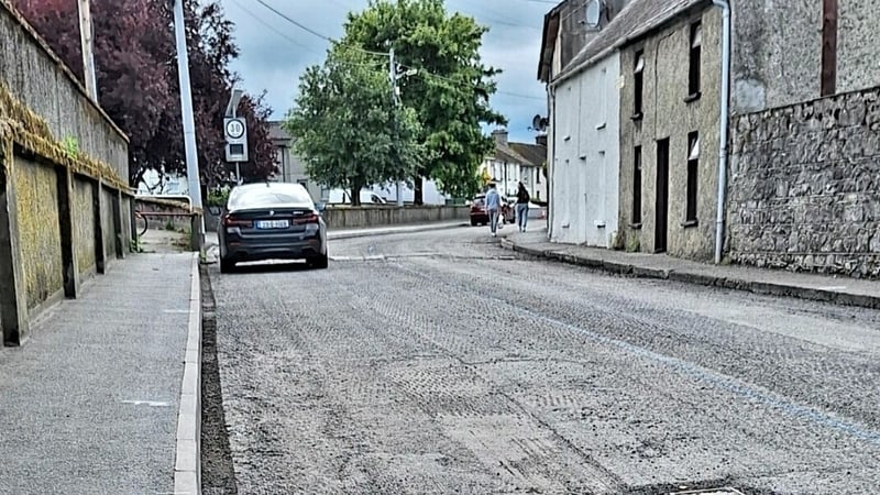 The incident happened in the Kennyswell Road area around 11am