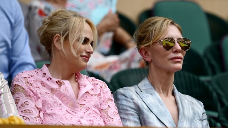 Rebel Wilson and Cate Blanchett among the stars at Wimbledon