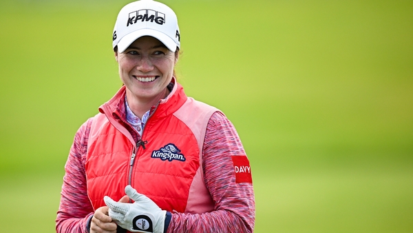 2 July 2025; Leona Maguire of Ireland before the Pro Am ahead of the 2025 KPMG Women’s Irish Open Golf Championship at Carton House Golf Club in Maynooth, Kildare. Photo by Seb Daly/Sportsfile