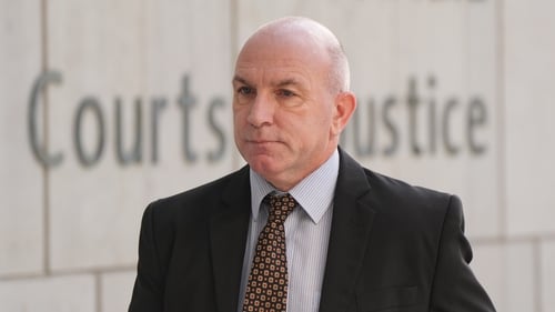 DJ Carey pictured as he arrived at court
