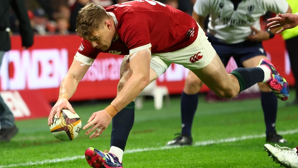 Garry Ringrose completed the scoring for the Lions
