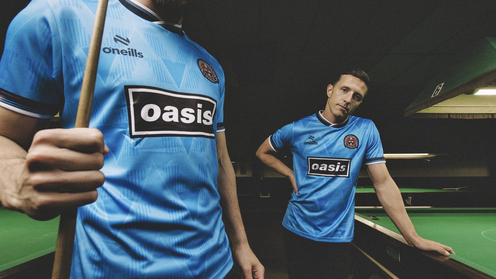 Bohemian F.C. collaborate with Oasis for new limited jersey