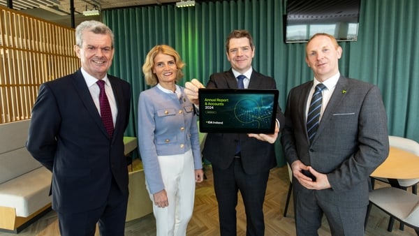 IDA Ireland chairman Feargal O'Rourke, Mary Buckley, executive director of IDA Ireland,Minister Peter Burke and IDA Ireland CEO Michael Lohan