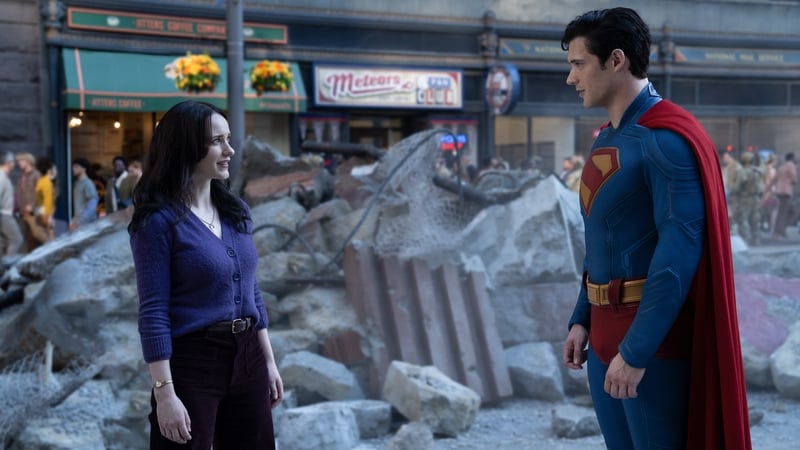 Those weary of superhero movies may find the energy to stay invested in a hit-and-miss story, thanks to David Corenswet's all-the-feels performance and his chemistry with co-star Rachel Brosnahan, the new Lois Lane
