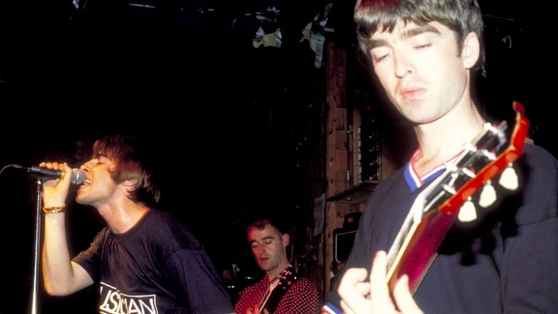 The way they were - Oasis (L-R: Paul 'Bonehead' Arthurs, Liam Gallagher, Noel Gallagher) at Wetlands in New York City in July 1994