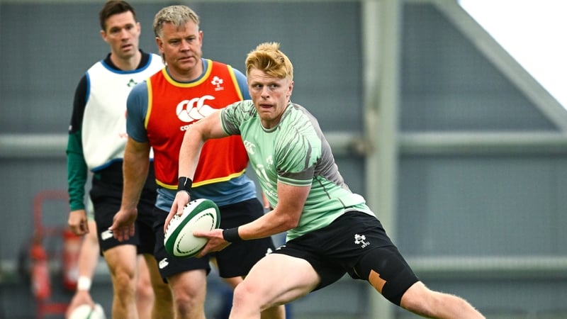 Tommy O'Brien will feature in a back three alongside Jimmy O'Brien and Jacob Stockdale