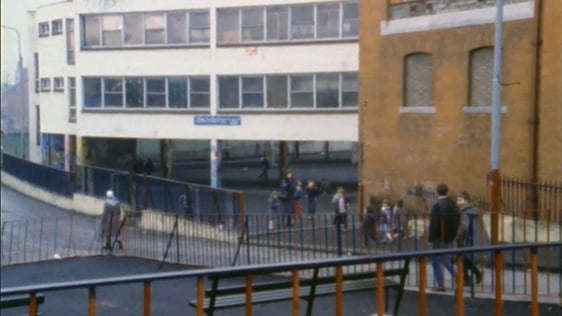 The School on Stilts serving the Seán McDermott Street Parish in Dublin, 1985.
