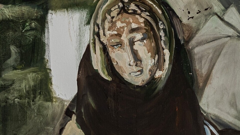 Detail from Ag Fanacht - Waiting (2023) by Mary Fahy (Pics: Aleks Skibniewska)