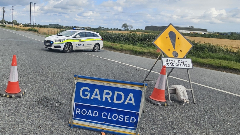 The road is closed for a technical examination and diversions are in place