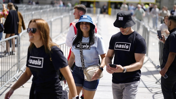 Fans have come from all over the world for the opening night of the tour in Cardiff Photo: Press Association