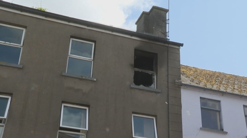The PSNI received reports of the fire at a house on Main Street in Ballymoney on Tuesday morning