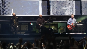 Oasis gave it socks on stage at the Principality Stadium