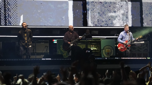 Oasis gave it socks on stage at the Principality Stadium