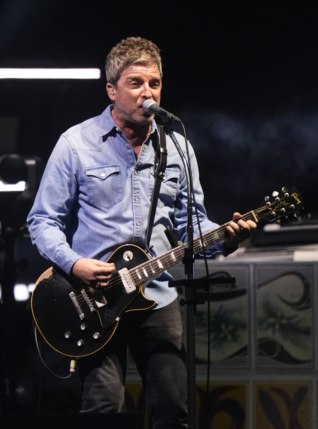 Noel Gallagher dueted on a number of songs with Liam as well as singing some solo numbers