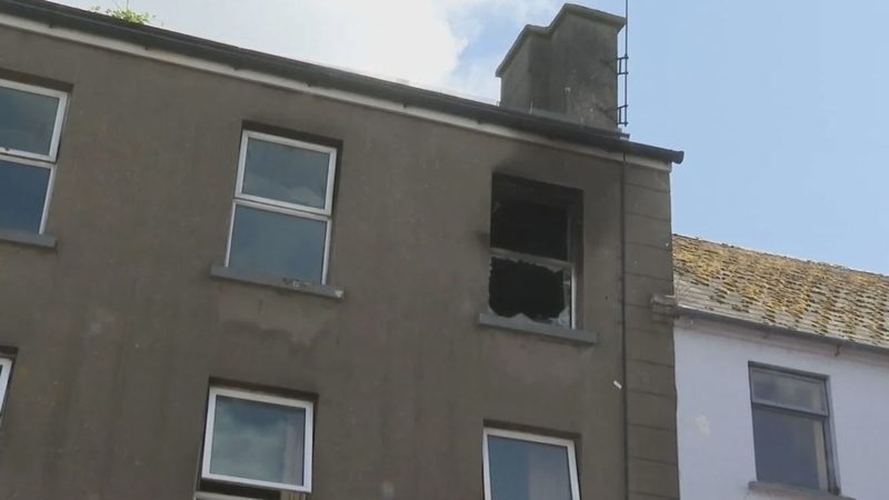 The PSNI received reports of the fire at a house on Main Street in Ballymoney on Tuesday morning