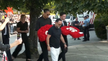 Mourners gather for funeral of Diogo Jota