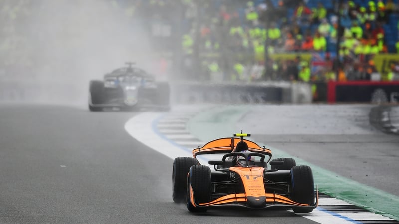 Alex Dunne dealt with the conditions at Silverstone to finish on the podium