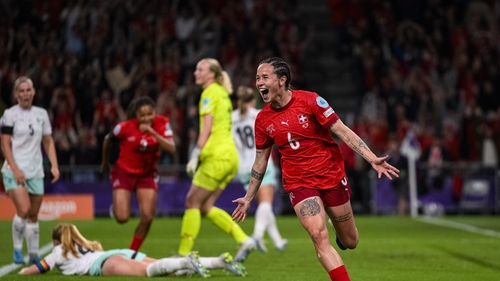 Geraldine Reuteler scored the first goal