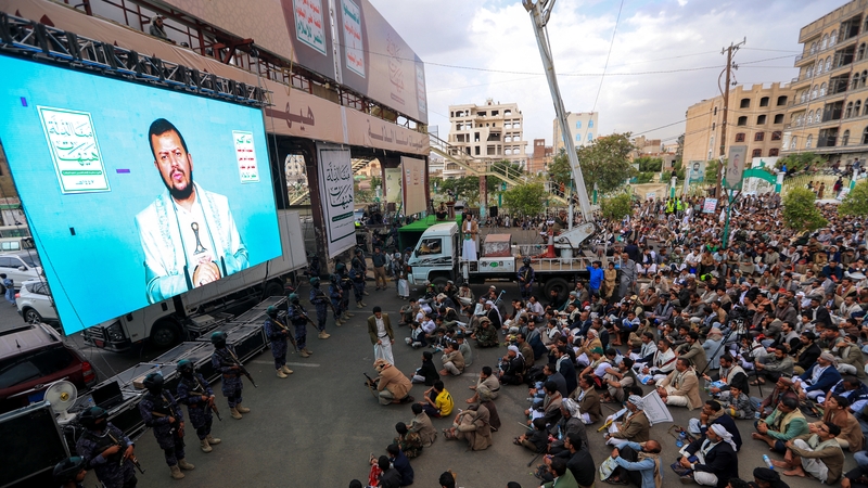 Yemen Houthis aligned with Iran attacked the commercial vessels in the Red Sea (file photo)