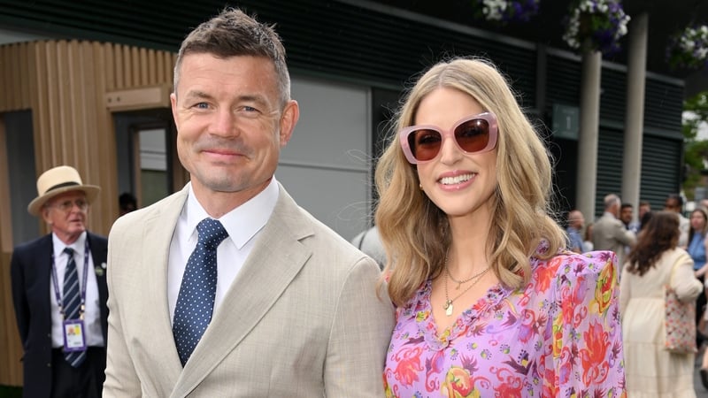 Brian O'Driscoll and Amy Huberman attended the star-studded tournament over the weekend