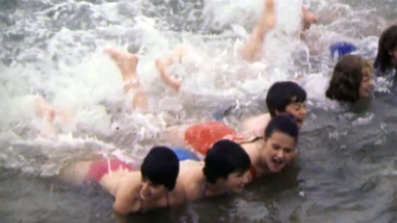 Participants in a five-day water safety course organised by Ballina Fire Brigade at Ross Beach, Kil…