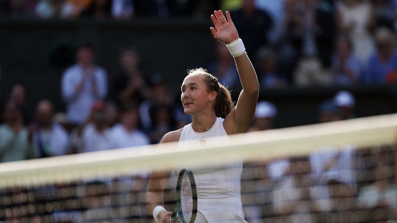 Mirra Andreeva has yet to lose a set at Wimbledon this year