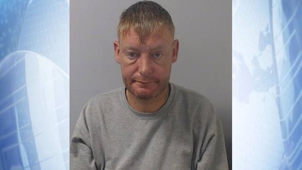 Photo issued by Police Service of Northern Ireland of Jason Murray on an RTÉ branded background