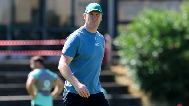 8 July 2025; Head coach Paul O'Connell during an Ireland Rugby squad training at the Grupo Desportivo Direito in Lisbon, Portugal. Photo by Carlos Rodrigues/Sportsfile