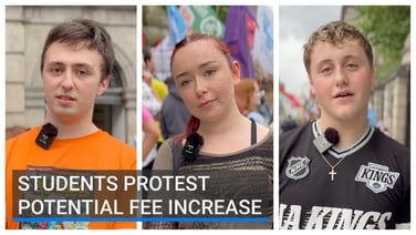 Students protest potential fee increase