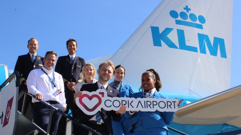 The third daily service from Cork to Amsterdam will be added in the winter schedule