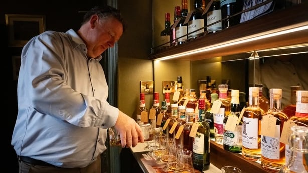 Whiskey tasting at Harbourview Hotel (Diana Jarvis/Tourism Ireland/PA)