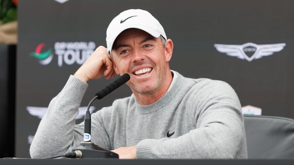 NORTH BERWICK, SCOTLAND - JULY 09: Rory McIlroy of Northern Ireland during a press conference ahead of the Genesis Scottish Open at The Renaissance Club, on July 09, 2025, in North Berwick, Scotland. (Photo by Ross Parker/SNS Group via Getty Images)
