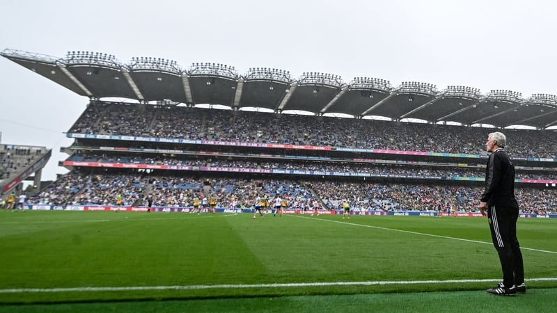 Jim McGuinness surveying the scene at Croke Park during the All-Ireland quarter-final against Monaghan