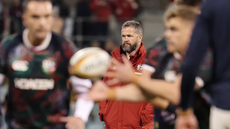 Lions head coach Andy Farrell