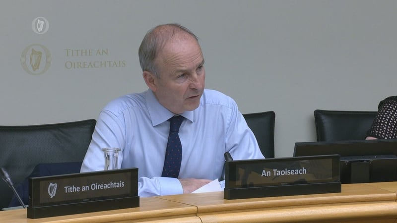 Micheál Martin has said his travel plans changed due to a risk of flight cancellations