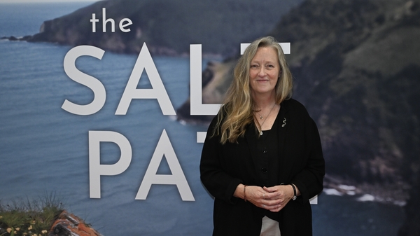 NEWQUAY, CORNWALL - MAY 06: Author Raynor Winn of The Salt Path attends The Lighthouse Cinema for a Gala Screening of The Salt Path on May 06, 2025 in Newquay, Cornwall. The Salt Path is the story of husband and wife, Raynor and Moth Winn's 630-mile trek