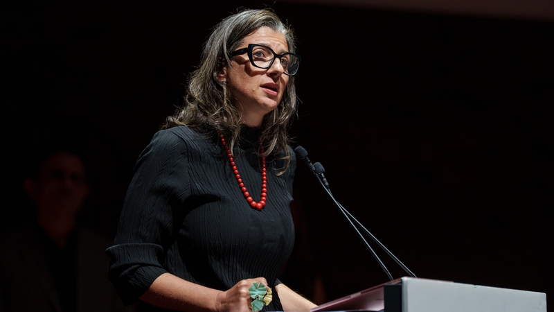 Francesca Albanese said she stood "firmly and convincingly on the side of justice"