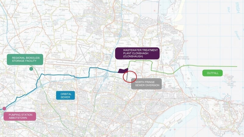 The scheme services will provide wastewater treatment for half a million people
