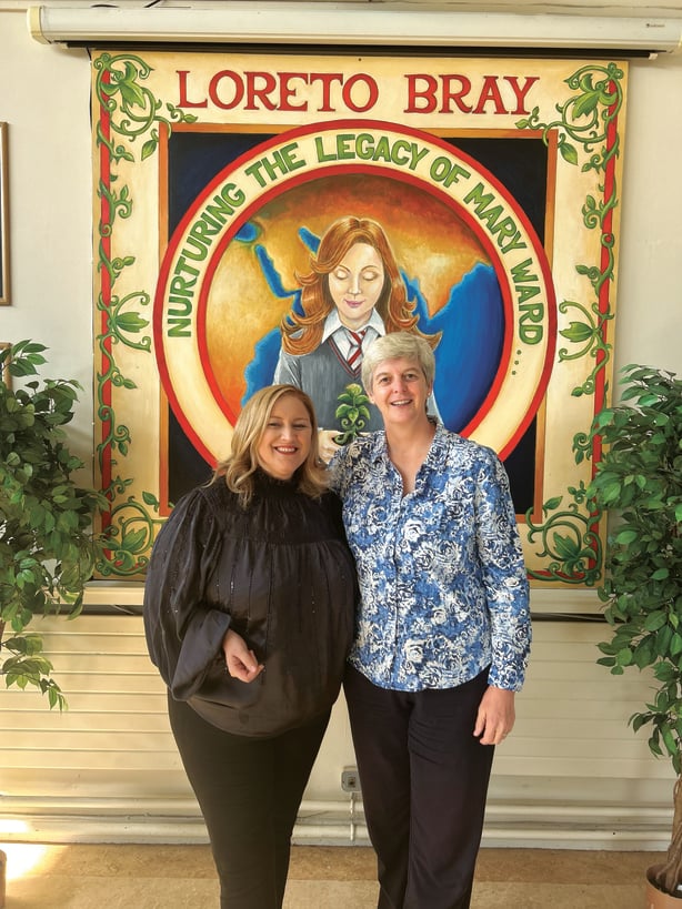 Presenter Dearbhail McDonald and Sr Orla Treacy
