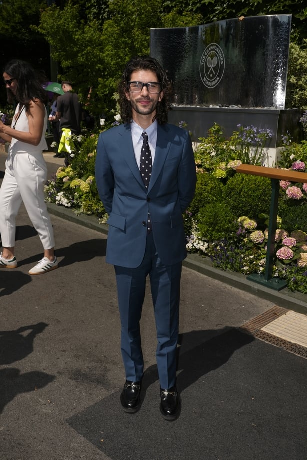Ben Whishaw at Wimbledon