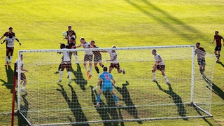 11 July 2025; A general view of match action during the SSE Airtricity Men's Premier Division match between Bohemians and Galway United at Dalymount Park in Dublin. Photo by Thomas Flinkow/Sportsfile