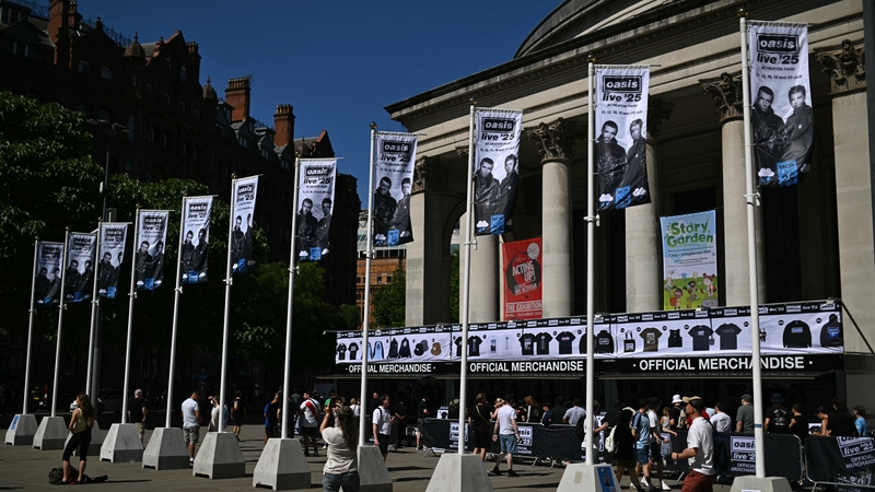 The scene in Manchester last Saturday