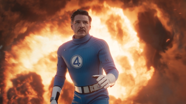 Pedro Pascal as Reed Richards/Mister Fantastic in The Fantastic Four: First Steps