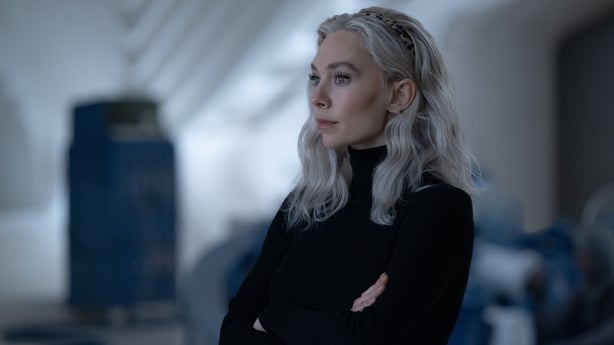 Vanessa Kirby as Sue Storm/Invisible Woman in The Fantastic Four: First Steps
