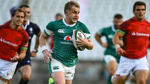 Craig Casey scored the first try of the second half against Portugal