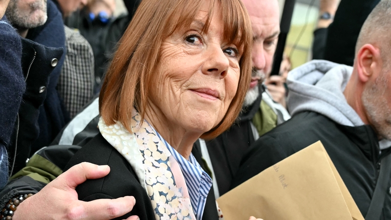 Gisele Pelicot pictured as she left court following the sentencing of her former husband to the maximum term of 20 years in prison