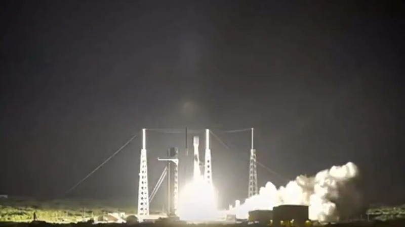 Israel's Foreign Ministry posted a video of the launch on X (Credit: @IsraelMFA)